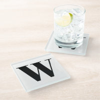Modernes Monogramm Schwarz-weißer, individueller A