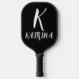 MODERNES MONOGRAMM-SKRIPT-KUSTOM-PICKLEBALL-PADDDL PICKLEBALL SCHLÄGER