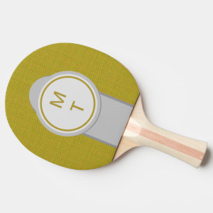 Modernes Monogramm Tischtennis Schläger