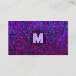 Modernes Monogramm Visitenkarte