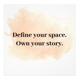 Modernes Motivierend Poster - Fettformatiges Angeb