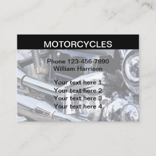 Modernes Motorrad-Thema Visitenkarte