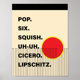 Modernes Musical Theater Poster - Chicago