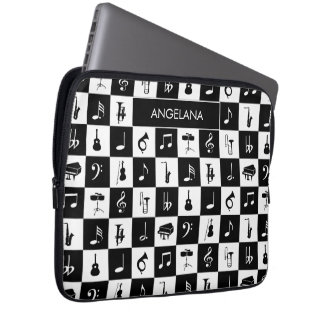 Modernes Musikdesign Laptopschutzhülle