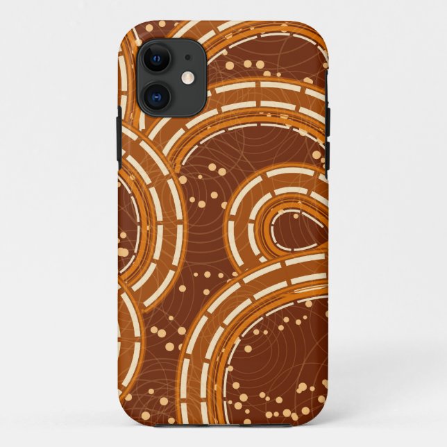 Modernes Muster Case-Mate iPhone Hülle (Rückseite)