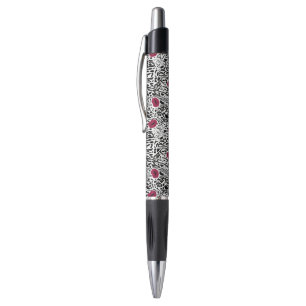 Modernes Muster der Lippenstift-LippenB&W Kugelschreiber