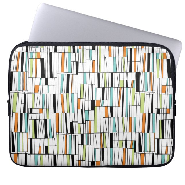 Modernes Muster des Mittelalters Laptopschutzhülle (Vorderseite)