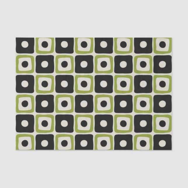 Modernes Muster des Mittelalters Seidenpapier (Vorderseite)