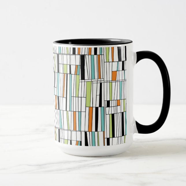 Modernes Muster des Mittelalters Tasse (Rechts)