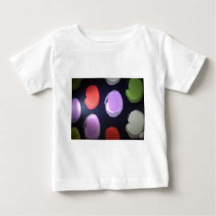 Modernes Muster: Farbiges Polka Dot Pattern Baby T-shirt