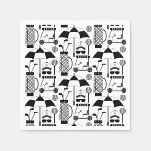 Modernes Muster für Golf-Equipment und Zubehör Serviette