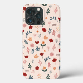 Modernes Muster Niedlicher ästhetischer Blume Case-Mate iPhone Hülle