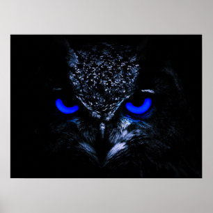 Modernes mystisches Owl Poster