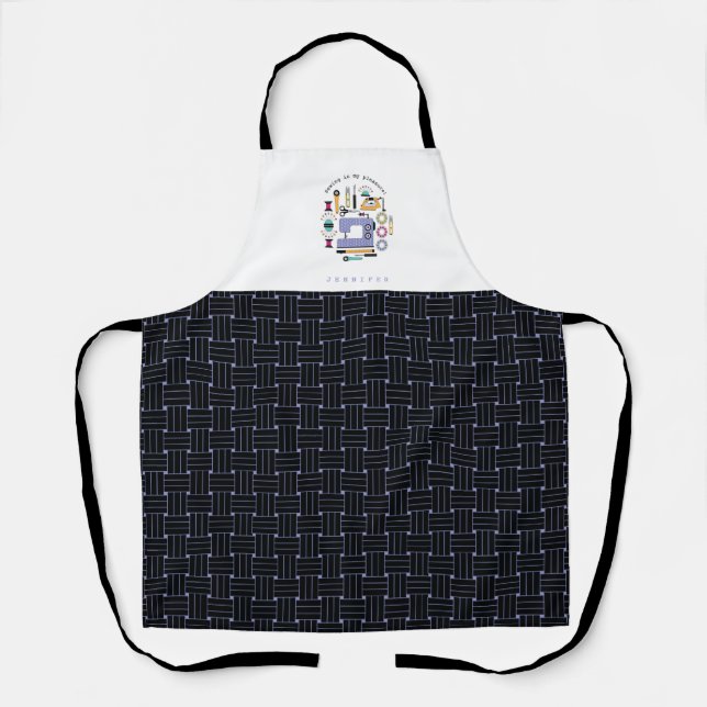 Modernes Nähmuster Schürze (Vorderseite)