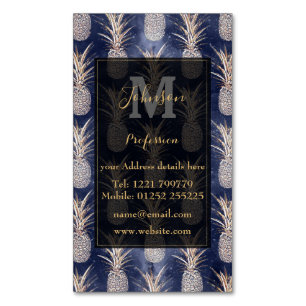 Modernes Nebel-Nebel-Muster Magnetische Visitenkarte