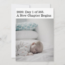 Modernes Neues Kapitel Neue Jahre 2 Foto Ferienkar Einladung