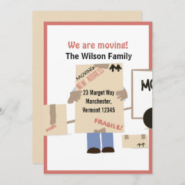 Modernes Niedlich bewegen wir uns Ankündigung