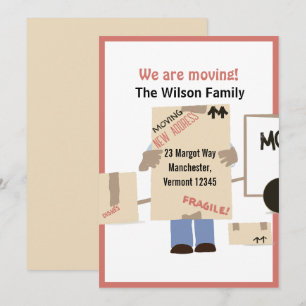 Modernes Niedlich bewegen wir uns Ankündigung