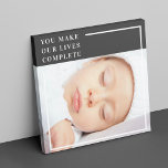 Modernes Niedliches Baby-Foto | Schönheitsangebot Leinwanddruck<br><div class="desc">Erleben Sie das Wesen der Unschuld und Schönheit mit unserer modernen und bezaubernden Baby-Foto-Kollektion auf Zazzle! Die wertvollen Momente mit diesen bezaubernden Bildern, die die Reinheit und Freude der Kindheit feiern. Jedes Element ist sorgfältig darauf ausgelegt, die Schönheit der Unschuld zu zeigen, und erinnert uns an die einfache, aber tief...</div>