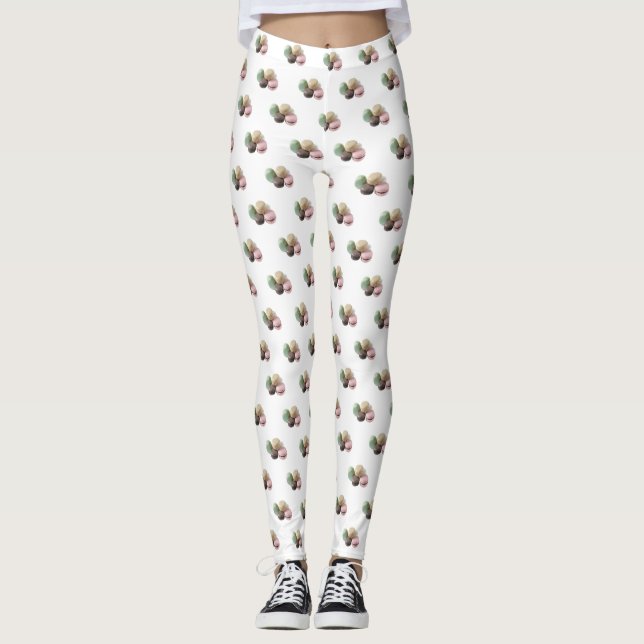 Modernes Niedliches Macaroon Leggings (Vorderseite)