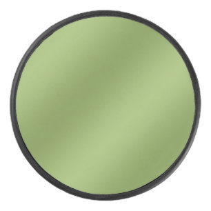 Modernes niedliches Tiefengrün-Wellenmuster Eishockey Puck