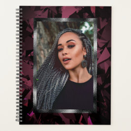 Modernes Notebook mit individuellem Foto Planer