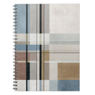 Modernes Notebook mit moderner, robuster Blauer Gi Notizblock