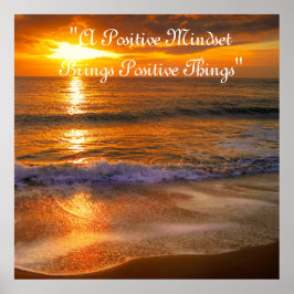 Modernes Ocean Sunset Poster