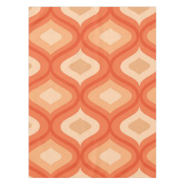 Modernes Ogee Orange und Beige aus dem Mittelalter Tischdecke