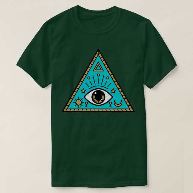 Modernes okkulturelles Auge T-Shirt (Design vorne)