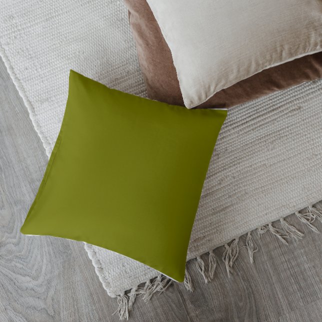 Modernes Olive-Green-Throw-Kissen aus dem Mittelal Kissen (Von Creator hochgeladen)