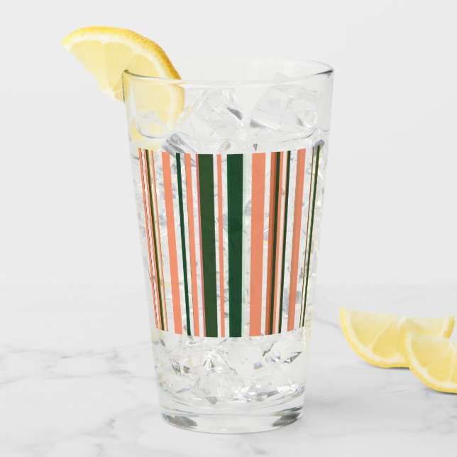 Modernes, orangefarbenes Glas (Vorderseite Ice)