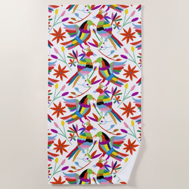 Modernes osmanisches Design III Strandtuch (Vorderseite)