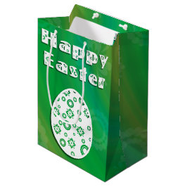 Modernes Ostereier Retro Papier Art Mittlere Geschenktüte