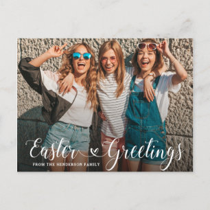 Modernes Ostergruss-Foto Postkarte