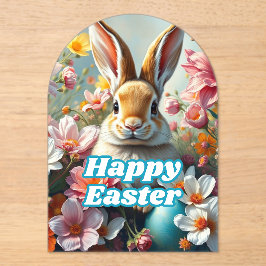 Modernes Osterhaus Acryleinladungen