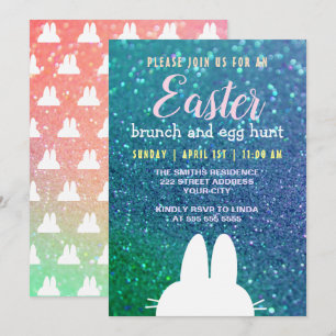 Modernes Ostern Einladung