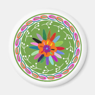 Modernes Otomi-Design Magnet