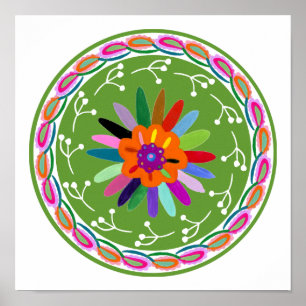 Modernes Otomi-Design Poster