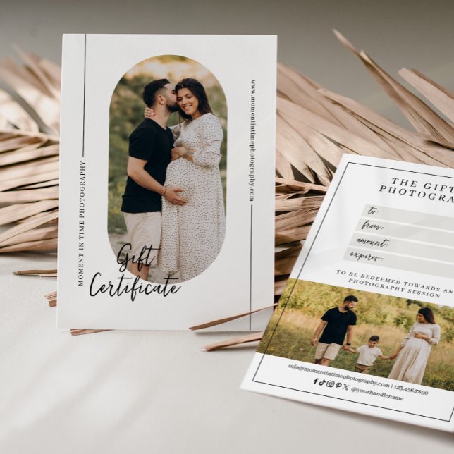 Modernes Oval Arch Fotogeschenk (Von Creator hochgeladen)