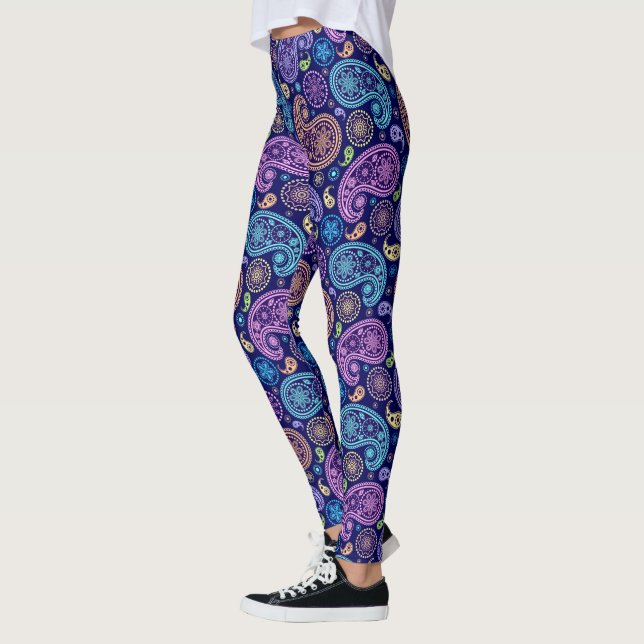 Modernes Paisley-Muster Leggings (Links)