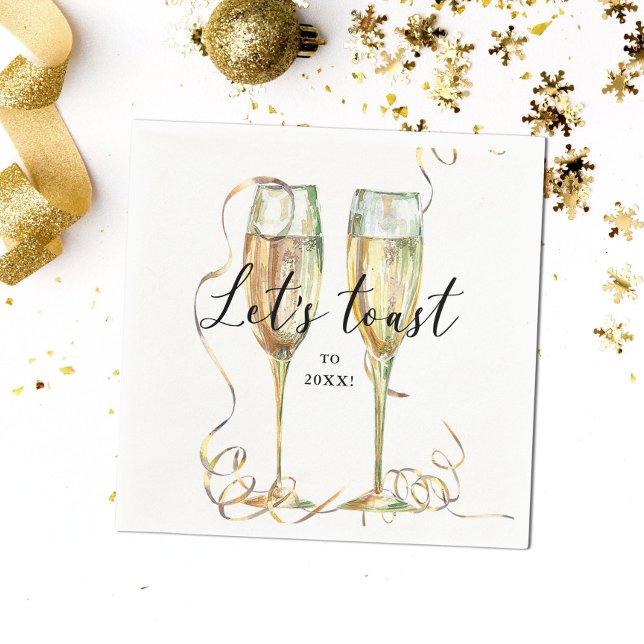 Modernes Party aus Neujahr - Napkin Serviette (Von Creator hochgeladen)