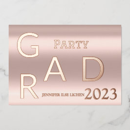 MODERNES PARTY FOLIENEINLADUNG