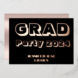 MODERNES PARTY FOLIENEINLADUNG