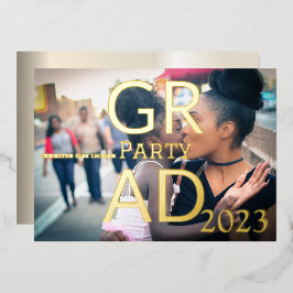 MODERNES PARTY FOLIENEINLADUNG