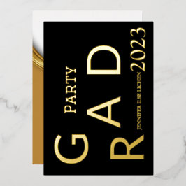 MODERNES PARTY FOLIENEINLADUNG