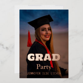 MODERNES PARTY FOLIENEINLADUNG