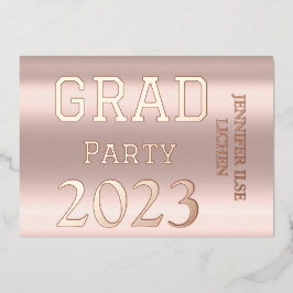 MODERNES PARTY FOLIENEINLADUNG