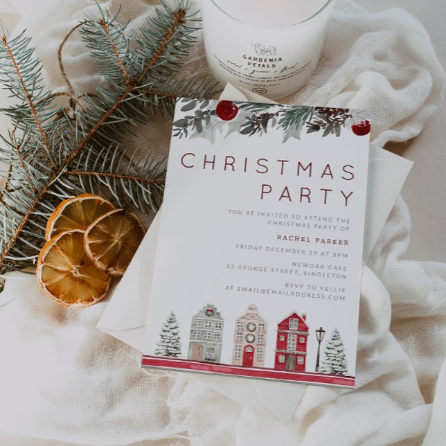 Modernes Party für Familie oder Weihnachten Einladung (Von Creator hochgeladen)