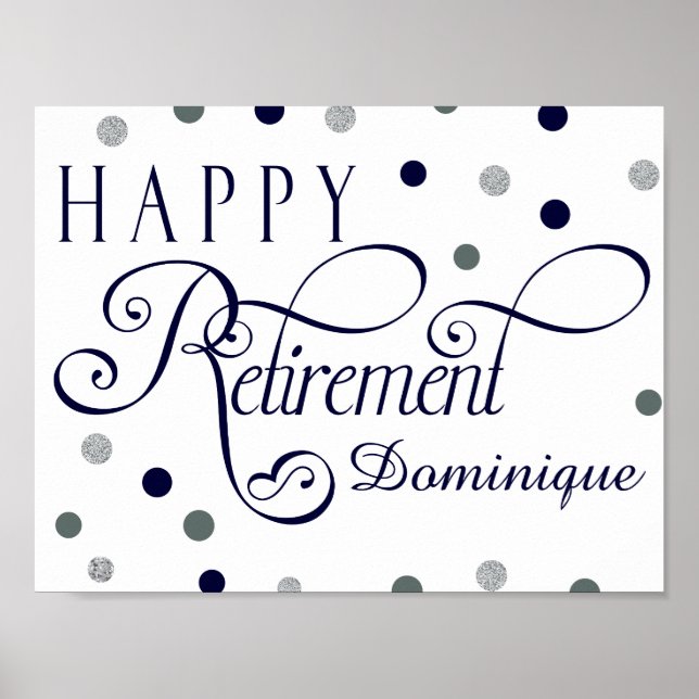 Modernes Party-Poster Poster (Vorne)